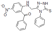 CAS#: 111070-79-2， [5-Nitro-2-[(4-Phenyl-5-Sulfanylidene-1H-1,2,4-Triazol-3-Yl)Methylamino]Phenyl]-Phenylmethanone