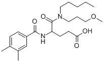 CAS#: 111106-16-2， 4-[(3,4-Dimethylbenzoyl)Amino]-5-(3-Methoxypropyl-Pentylamino)-5-Oxopentanoic Acid
