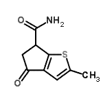 CAS#: 111124-89-1， 2-Methyl-4-Oxo-5,6-Dihydro-4H-Cyclopenta[b]Thiophene-6-Carboxamide