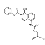 CAS#: 111130-87-1， Phenyl 1-Hydroxy-5-[(Isobutoxycarbonyl)Amino]-2-Naphthoate