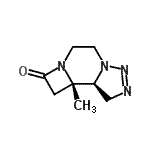 CAS#: 111197-30-9， trans-1,5,6,9,9a,9b-Hexahydro-9a-methyl-8H-Azeto[1,2-a][1,2,3]triazolo[5,1-c]pyrazin-8-one