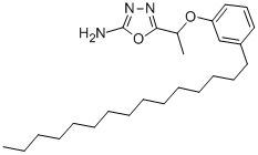 CAS#: 111254-05-8， 5-[1-(3-Pentadecylphenoxy)Ethyl]-1,3,4-Oxadiazol-2-Amine