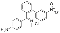 CAS 登录号：111415-82-8， 4-(5-甲基-2-硝基菲啶-5-鎓-6-基)苯胺氯化物