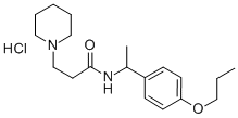 CAS#: 111474-14-7， 3-Piperidin-1-Yl-N-[1-(4-Propoxyphenyl)Ethyl]Propanamide Hydrochloride
