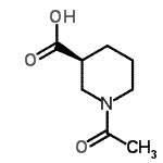 CAS#: 111479-21-1， (3S)-1-Acetyl-3-Piperidinecarboxylic Acid
