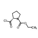 CAS#: 111492-60-5， Ethyl (2S)-2-(Chlorocarbonyl)-1-Pyrrolidinecarboxylate