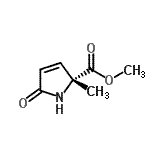 CAS#: 111558-22-6， Methyl (2R)-2-Methyl-5-Oxo-2,5-Dihydro-1H-Pyrrole-2-Carboxylate