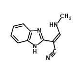 CAS#: 111598-90-4， (2Z)-2-(1H-Benzimidazol-2-Yl)-3-(Methylamino)Acrylonitrile
