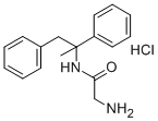 structure of CAS# 111686-79-4, 2-Amino-N-(1-Methyl-1,2-Diphenylethyl)Acetamide Hydrochloride;2-Amino-N-(1-Methyl-1,2-Diphenyl-Ethyl)Acetamide Hydrochloride;2-Amino-N-(1-Methyl-1,2-Diphenylethyl)Acetamide Hydrochloride;2-Amino-N-(1,2-Diphenylpropan-2-Yl)Ethanamide Hydrochloride