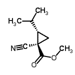 CAS#: 111735-81-0， Methyl (1R,2S)-1-Cyano-2-Isopropylcyclopropanecarboxylate
