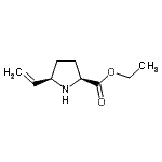 CAS 登录号：112009-96-8， 乙基(5R)-5-乙烯基-L-脯氨酸酯