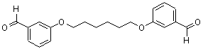 CAS#: 112116-24-2， 3,3'-[1,6-Hexanediylbis(Oxy)]Dibenzaldehyde