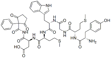 CAS#: 112118-16-8， Succinyl-tyrosyl-methionyl-glycyl-tryptophyl-methionyl-aspartyl-phenethylamide