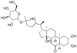 CAS#: 112172-82-4， Ecdysone 25-O-glucopyranoside