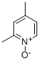 structure of CAS# 1122-45-8, 2,4-Dimethyl-1-Oxidopyridin-1-Ium;2,4-Dimethyl-1-Oxido-Pyridin-1-Ium;2,4-Dimethylpyridine 1-Oxide