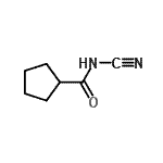 CAS#: 112279-29-5， N-Cyanocyclopentanecarboxamide