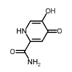 CAS#: 112334-81-3， 5-Hydroxy-4-Oxo-1,4-Dihydro-2-Pyridinecarboxamide