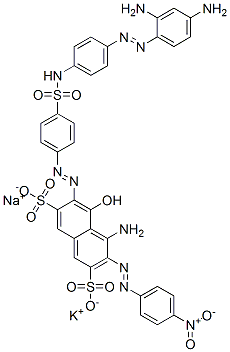 CAS#: 112484-44-3， (3E)-5-Amino-3-[[4-[[4-(2,4-Diaminophenyl)Diazenylphenyl]Sulfamoyl]Phenyl]Hydrazinylidene]-6-(4-Nitrophenyl)Diazenyl-4-Oxonaphthalene-2,7-Disulfonic Acid