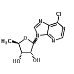 CAS 登录号：112506-90-8， 6-氯-9-(5-脱氧-D-呋喃核糖基)-9H-嘌呤
