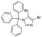 structure of CAS# 112517-23-4, 4,5-Dibromo-1-(Triphenylmethyl)-1H-Imidazole;4,5-Dibromo-1-Triphenylmethyl-1H-Imidazole 98%;4,5-DIBROMO-1-TRIPHENYLMETHYL-1H-IMIDAZOLE;4,5-DIBROMO-1-TRITYL-1H-IMIDAZOLE