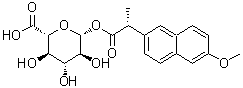 CAS#: 112828-15-6， 1-O-[(2R)-2-(6-Methoxy-2-Naphthyl)Propanoyl]-beta-L-Glucopyranuronic Acid