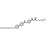 structure of CAS# 112901-67-4, 4-{[(2S)-2-Octanyloxy]Carbonyl}Phenyl 4'-(Octyloxy)-4-Biphenylcarboxylate;(S)-4-[(1<wbr>-Methylhe<wbr>ptyloxy)c<wbr>arbonyl]p<wbr>henyl 4′-<wbr>octyloxy-<wbr>4-bipheny<wbr>lcarboxyl<wbr>ate;408859_ALDRICH