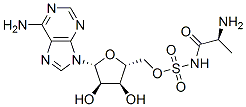 CAS#: 112921-04-7， [(2R,3S,4R,5R)-5-(6-Aminopurin-9-Yl)-3,4-Dihydroxyoxolan-2-Yl]Methyl N-[(2S)-2-Aminopropanoyl]Sulfamate