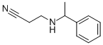 结构式 CAS# 112971-19-4, 3-[(1-苯基乙基)氨基]-丙腈