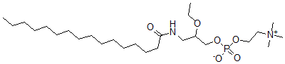 CAS#: 112989-01-2， [2-Ethoxy-3-(Hexadecanoylamino)Propyl] 2-Trimethylazaniumylethyl Phosphate