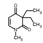 CAS#: 1130-18-3， 3,3-Diethyl-1-Methyl-2,4(1H,3H)-Pyridinedione