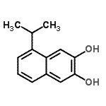 CAS#: 113458-96-1， 5-Isopropyl-2,3-Naphthalenediol