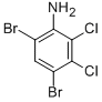 structure of CAS# 113571-15-6, 4,6-Dibromo-2,3-Dichloro-Benzenamine;4,6-Dibromo-2,3-Dichloro-Aniline;(4,6-Dibromo-2,3-Dichloro-Phenyl)Amine;569259_Aldrich