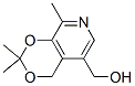 结构式 CAS# 1136-52-3, 2,2,8-三甲基-4H-1,3-二恶英并[4,5-c]吡啶-5-甲醇