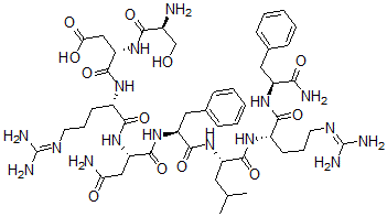 CAS#: 113611-67-9， L-Seryl-L-a-aspartyl-L-arginyl-L-asparaginyl-L-phenylalanyl-L-leucyl-L-arginyl-L-Phenylalaninamide