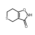 CAS#: 113748-39-3， 6,7-Dihydro-4H-Thiopyrano[3,4-d][1,2]Oxazol-3(2H)-One