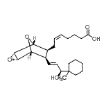 CAS#: 113774-72-4， (5Z)-7-{(1R,2S,4R,5R,6S,7R)-7-[(1E,3S)-3-Hydroxy-3-(1-Methylcyclohexyl)-1-Propen-1-Yl]-3,8-Dioxatricyclo[3.2.1.0<Sup>2,4</Sup>]Oct-6-Yl}-5-Heptenoic Acid