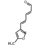 CAS#: 113824-18-3， (2E,4E)-5-(5-Methyl-1,2-Oxazol-3-Yl)-2,4-Pentadienal