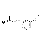 结构式 CAS# 113947-87-8, 1-(3-甲基-3-丁烯-1-基)-3-(三氟甲基)苯