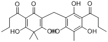 CAS#: 114-42-1， 2-Butanoyl-4-[(3-Butanoyl-2,4,6-Trihydroxy-5-Methylphenyl)Methyl]-3,5-Dihydroxy-6,6-Dimethylcyclohexa-2,4-Dien-1-One