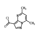 CAS#: 114040-07-2， 5,7-Dimethylpyrazolo[1,5-a]Pyrimidine-3-Carbonyl Chloride