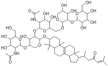 CAS#: 114066-50-1， Sarasinoside B1
