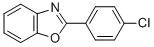 structure of CAS# 1141-35-1, 2-(4-Chlorophenyl)-1,3-Benzoxazole;2-(4-Chlorophenyl)Benzoxazole;2-(P-Chlorophenyl)Benzoxazole;Benzoxazole, 2-(P-Chlorophenyl)-