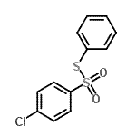 CAS 登录号：1142-97-8， 1-氯-4-苯基硫基磺酰基-苯