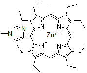 CAS#: 114267-97-9， (1-Methylimidazole)-2,3,7,8,12,13,17,18-Octaethylporphinato Zinc(II)