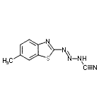 CAS#: 114354-24-4， (1E,3Z)-3-(6-Methyl-1,3-Benzothiazol-2(3H)-Ylidene)-1-Triazene-1-Carbonitrile