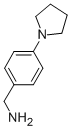 structure of CAS# 114365-04-7, 4-(1-Pyrrolidinyl)-Benzenemethanamine;[4-(Pyrrolidin-1-Yl)Phenyl]Methylamine 97%;[4-(Pyrrolidin-1-Yl)Phenyl]Methylamine;[4-(1-PYRROLIDINYL)PHENYL]METHANAMINE