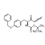 CAS#: 114645-18-0， 2-Methyl-2-Propanyl {(2S)-1-[4-(Benzyloxy)Phenyl]-4-Diazo-3-Oxo-2-Butanyl}Carbamate