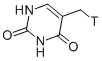 结构式 CAS# 1148-63-6, 1-[(2R,4S,5R)-4-羟基-5-(羟基甲基)四氢呋喃-2-基]-5-(氚甲基)嘧啶-2,4-二酮