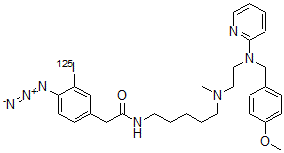 CAS#: 114896-56-9， 3-Iodo-4-azidophenpyramine
