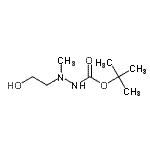 CAS#: 114897-65-3， 2-Methyl-2-Propanyl 2-(2-Hydroxyethyl)-2-Methylhydrazinecarboxylate
